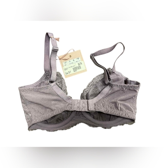 Panache NWT Ava Plunge Bra Lace Dusky Lilac Size 30F - Picture 2 of 6